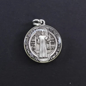 Medalla San Benito esmaltada